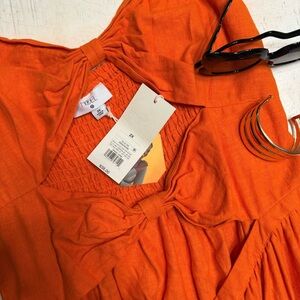 Fe Noel X Target Orange Dress